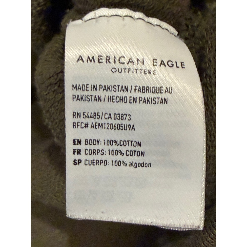 American Eagle Outfitters Sweatshirt Men Large Camo Hoodie Pullover Front Pocket - Picture 5 of 10